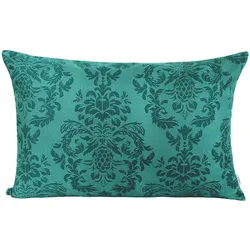 KISSENNHÜLLE Epoche petrol-grün 40/60 cm