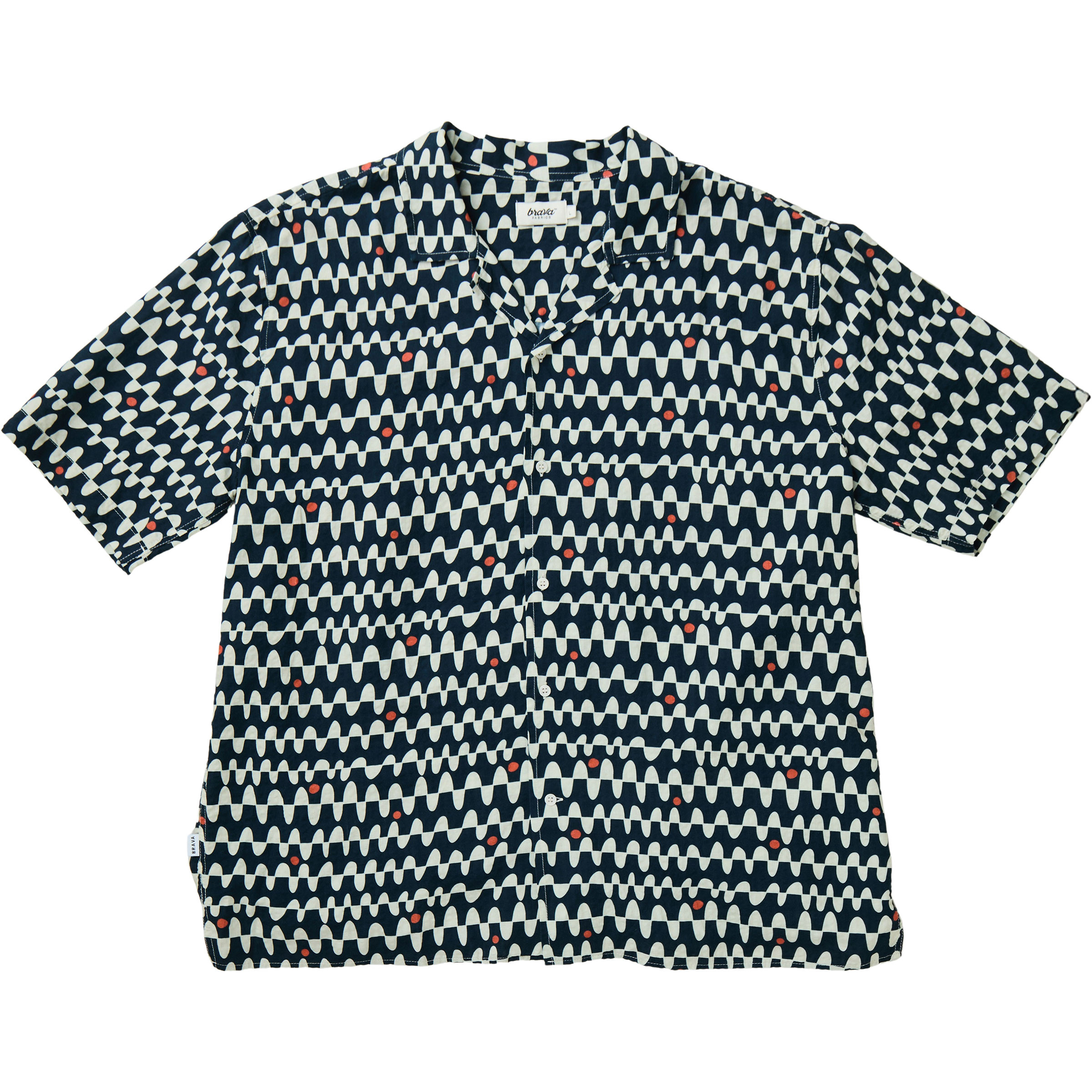 Brava Fabrics Sunset Aloha Herren Hemden weiss Größe S Lifestyle Widerstandsfähig