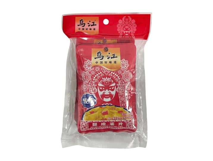 Wujiang Ingelegde Mosterdgroente in Plakjes - 80 g