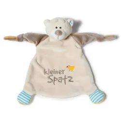 NICI Schmusetuch Bär Kleiner Spatz 25x25cm