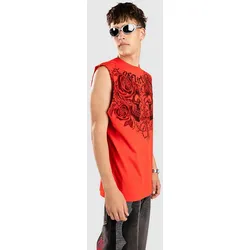 Affliction Forgotten Muscle Tank Top bright red Gr. S