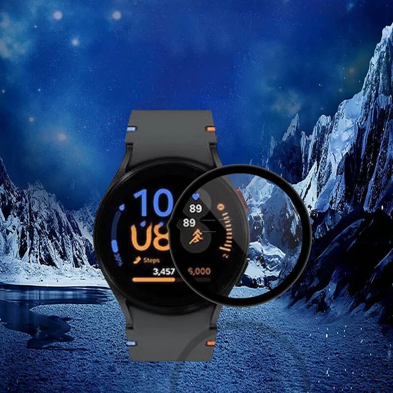 INF Displayschutz aus gehärtetem Glas für Smartwatch, 2er-Pack Samsung Uhr FE 40mm
