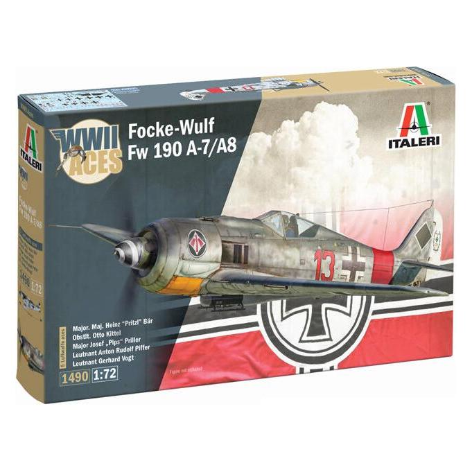 Italeri 1:72 Fw 190 A-8/F Aces (510001490)
