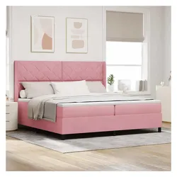 vidaXL, Boxspringbett, Gabriella Diamond blocks design (200 x 200 cm)