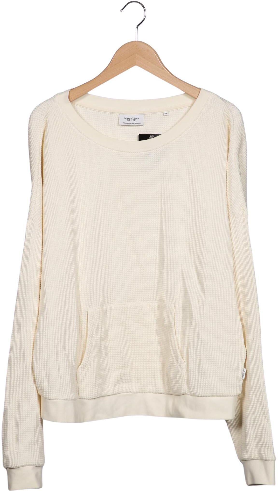 Marc O' Polo Sweater, Cremeweiß, Gr. XL, Baumwolle - Second Hand