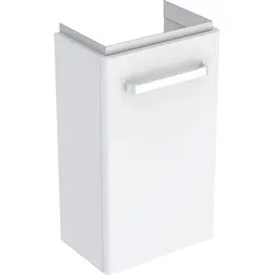 Geberit Renova Compact Unterschrank für Handwaschbecken, mit einer Tür, verkürzte Ausladung, 34,8x60,4x25,2cm, weiß, 862040000