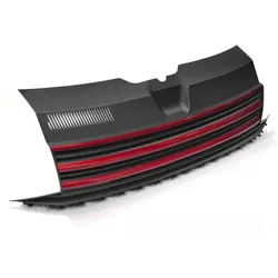 Sportgrill / Kühlergrill passend für VW T6 15-19 schwarz/rot
