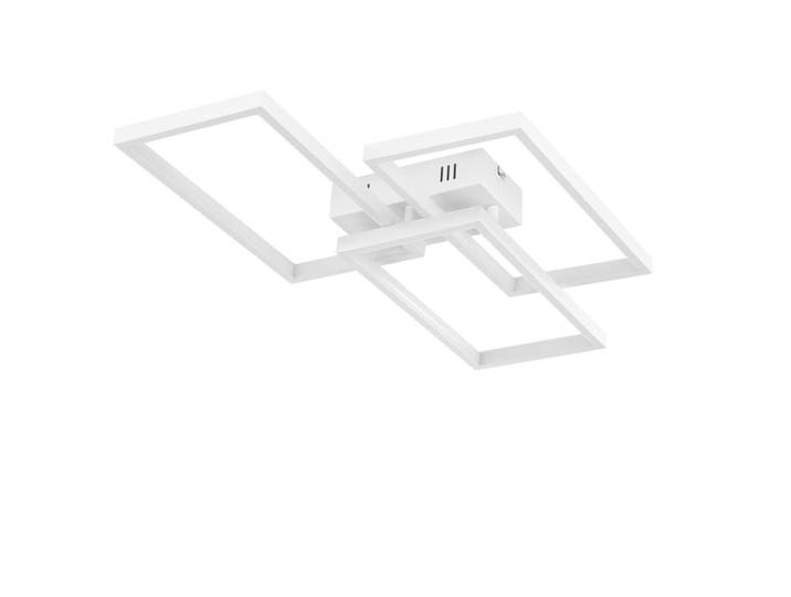 ZMH Led-Deckenleuchte Lia 80/54/8 cm, Weiß, Metall, LED integrated, 53.5x8x80 cm, Lampen & Leuchten, LED Beleuchtung, LED-Deckenleuchten