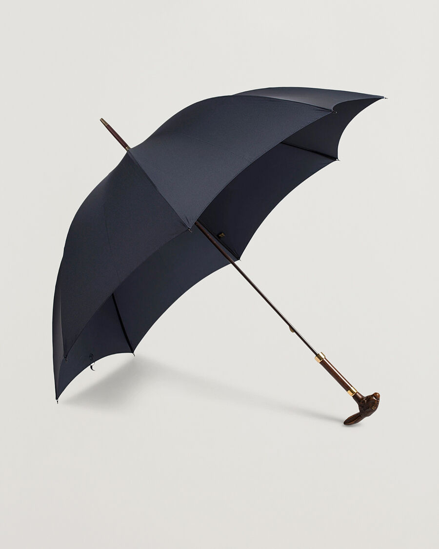 Fox Umbrellas Brown Rabbit Umbrella Navy men One size Blå