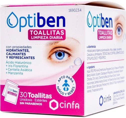 OPTIBEN Toallitas Unidosis 30uds