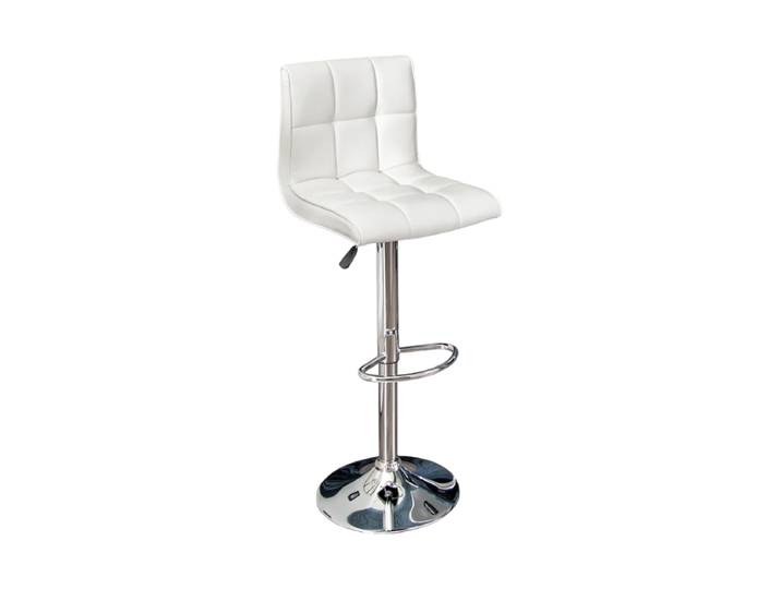 Höhenverstellbarer Barhocker „Modena“ Kunstleder Weiss Invicta Interiors