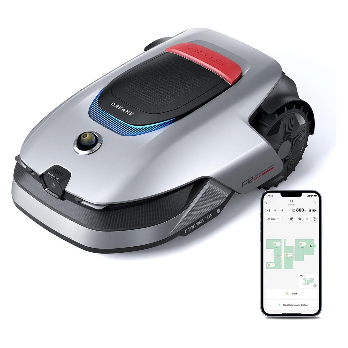 Dreame Robot lawn mower A2 1200, 1200 m² (1200 m², Ohne Begrenzungskabel) (MXXA8203)