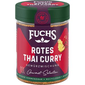 Fuchs Curry Rotes Thai Curry, Premium Qualität, scharf, im Streuer, 60 g