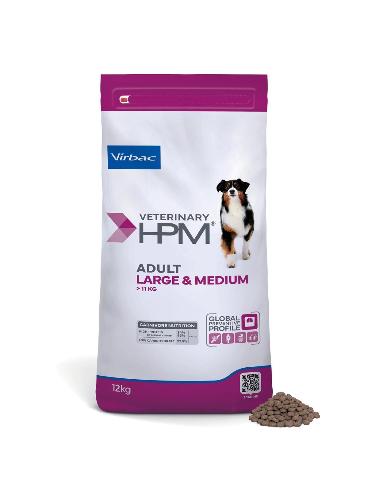 HPM ADULT LARGE & MEDIUM DOG 12 kg