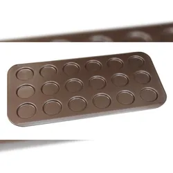 Gobel - Backblech Mini-Hamburgerbrötchen - antihaftbeschichtet - 345 x 180 mm - Vertiefungen Ø 40 mm - 298610
