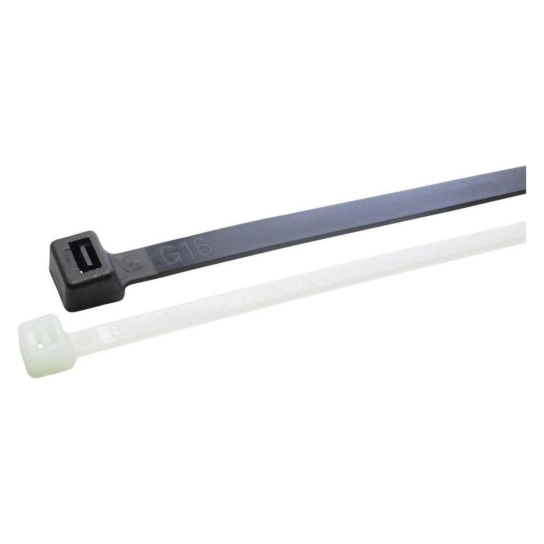 WKK 5339 Kabelbinder 160 mm 2.50 mm Natur Hitzestabilisiert, UV-stabilisiert, b (160 mm, 100 Stk.) (5339)