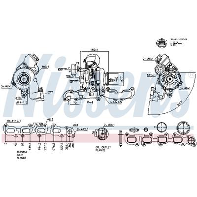 NISSENS Lader, Aufladung 93547 für Audi