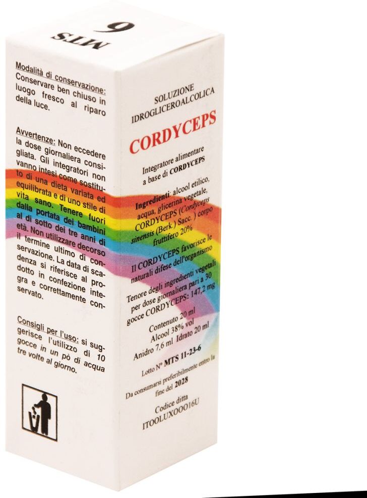 ALKAEST Srl Alkaest, Cordyceps Gocce MTS6, 20 ml