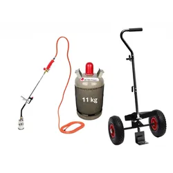 Rothenberger Industrial RoMaxi Premium Piezo 11 kg Gasflasche Flaschentransportw...