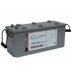 Q-Batteries 12TTB-165 | 12V 165Ah (C20) geschlossene Blockbatterie, positive Röhrchenplatte