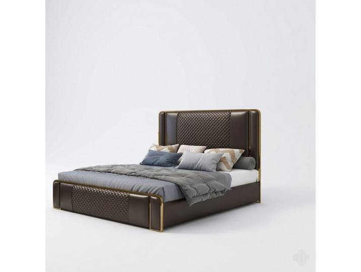 Xlmoebel Polsterbett Luxuriöses Doppelbett im eleganten Design aus hochwertigen Materialien (Bett), Hergestellt in Europa