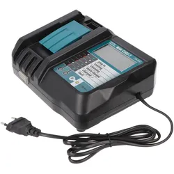 AccuCell, Werkzeugakku + Ladegerät, Ladegerät mit LED-Anzeige Makita 14,4 und 18V Akku BL1840 Akku BL1850, BL1860
