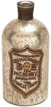 ARCILLA ELEMENTAL Unique Glass Home Accent Bottle