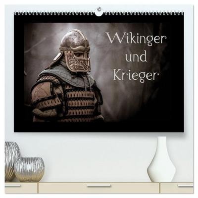 Wikinger und Krieger (hochwertiger Premium Wandkalender 2026 DIN A2 quer), Kunstdruck in Hochglanz