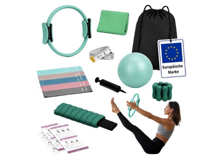 Relaxdays 13-teiliges Pilates Set