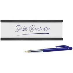 CombiCraft Magnetische Etikettenhalter 76x25 mm- Set von 5 für Effiziente Organisation