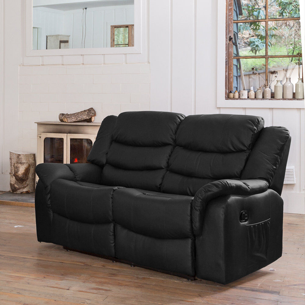 Brayden Studio Sartor 2 Seater Sofa Black 92cm H X 142cm W X 85cm D