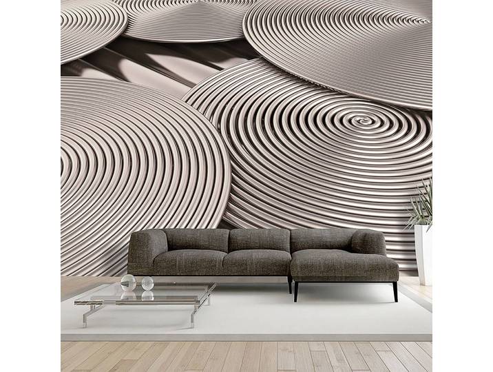 home24 Vliesbehang Copper Spirals 400 x 280cm 400 x 280 cm