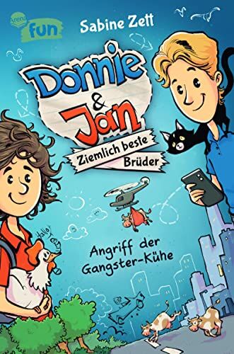 Sabine Zett - Donnie & Jan – Ziemlich beste Brüder. Angriff der Gangster-Kühe: Witziger Comicroman für alle ab 9. Von der Bestsellerautorin von „Hugo“ und „Collins geheimer Channel“ - Preis vom 18.10.2026 15:28:09 h