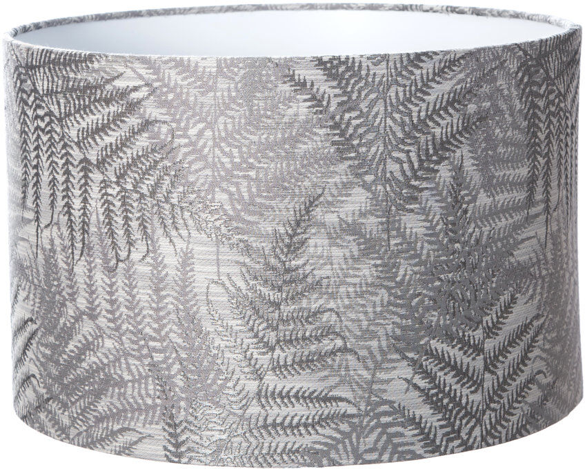 Bay Isle Home ANDALUSIA Drum Cotton Lamp Shade ( Screw On ) Grey 30cm H x 30cm W x 30cm D