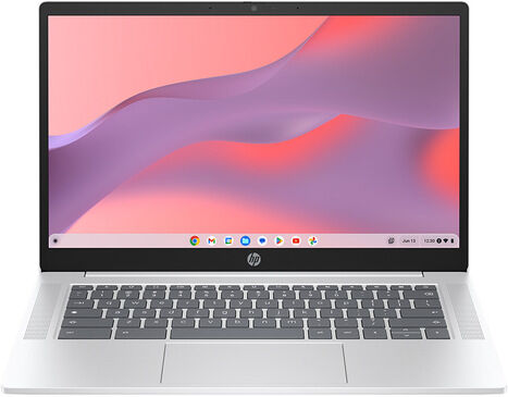 HP Chromebook 14a-nf0000nlx Intel® N N100 35,6 cm (14'') Full HD 8 GB LPDDR5-SDRAM 128 GB UFS Wi-Fi 6E (802.11ax) ChromeOS Argento