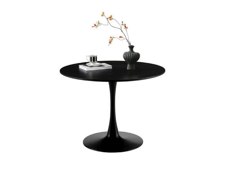 LuxusKollektion Esstisch Esstisch rund schwarz Ø 100cm (1-St)