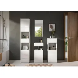 Badezimmer Vira 4-tlg. mit LED ca. 114 cm Weiß