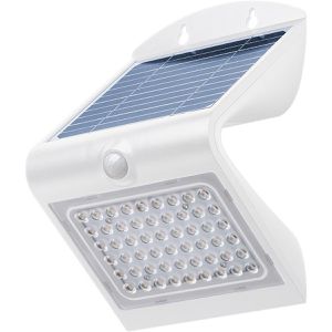 Goobay LED-Außenstrahler 77441, IP65 wasserdicht, 4 Watt / 500 Lumen, neutralweiß, Solar, mit Bewegungsmelder