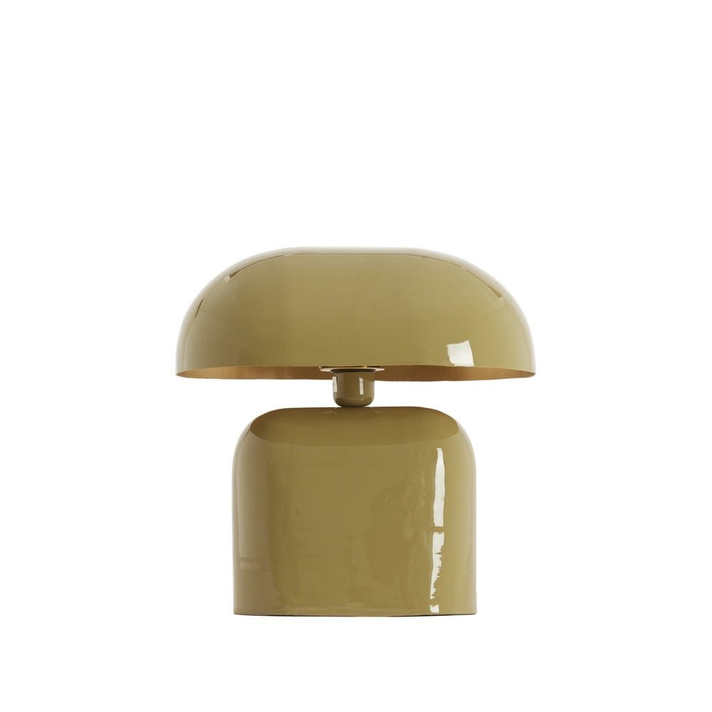 Light & Living Todd ovaal schemerlamp - Taupe/Beige/Goud - H 37 cm x B 26 cm