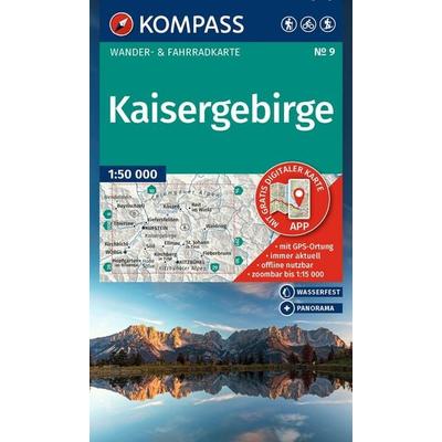 KOMPASS Wanderkarte 9 Kaisergebirge 1:50.000, Sonstige von , KOMPASS Freytag & Berndt, 978-3-99154-295-7