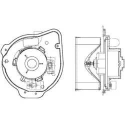Innenraumgebläse MAHLE AB 135 000P für Volvo S70 V70 I