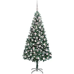 vidaXL, Weihnachtsbaum, Olivia (mit 120 pinken Bällen) (210 cm)