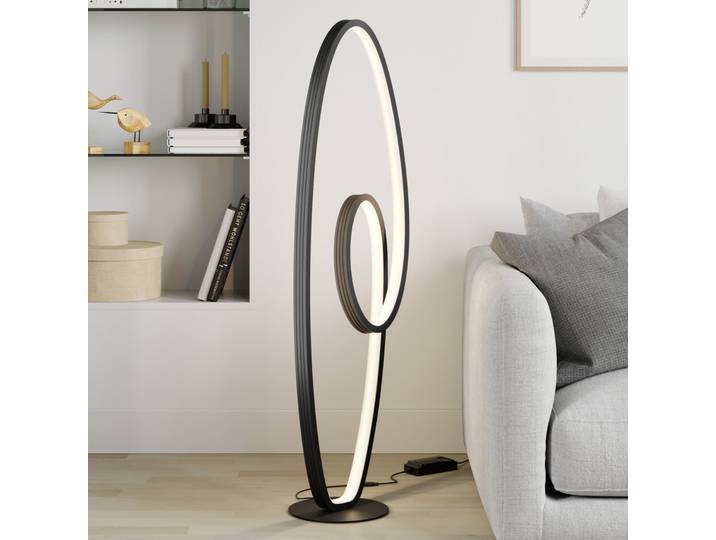 Bronwyn LED Lampadaire Anthracite - Lucande - Salon / séjour - Moderne - Métal