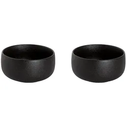 Maastricht Porselein Maastricht Porzellan Schale Universe 11 cm 45 cl Schwarz Porzellan 2 Stück