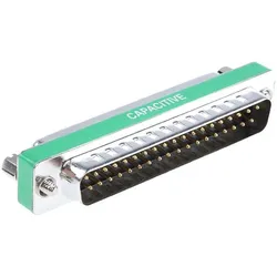 RS PRO Sub-D Adapter 37-polig, Elektronikkabel + Stecker, Silber