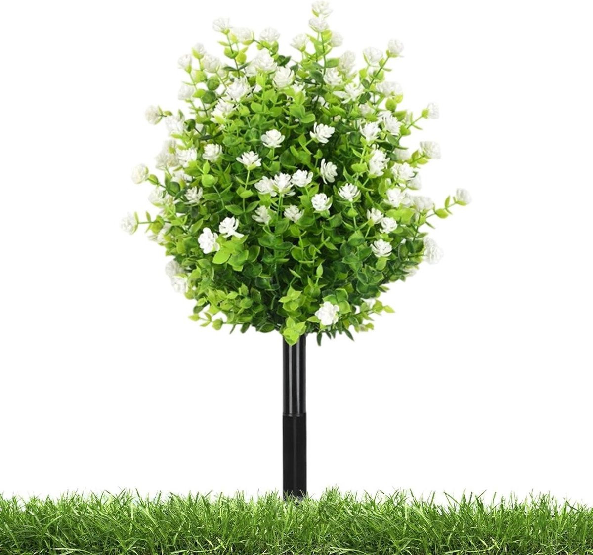 Wit UV-bestendige kunstbloemen voor buiten decoratie, 51 x 30 cm