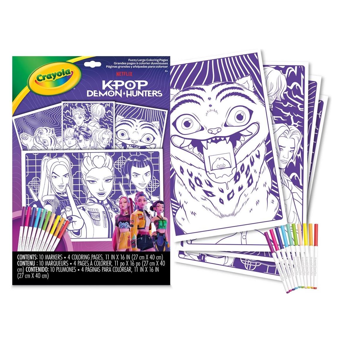 Crayola Samtausmalbilder K-POP Demon Hunters gross (72217705)