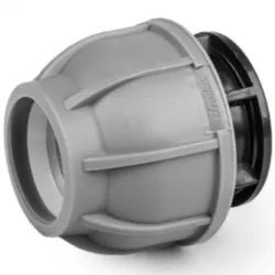 Endkappe für PE Rohre Verschraubung 25mm PN10 BRADAS DSRA10Z25
