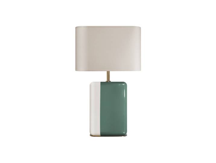 RED Edition - Lampe de table Lampe - Vert - Bois laqué