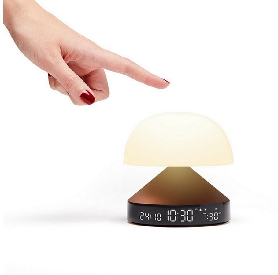 Tageslichtwecker LEXON "Mina Sunrise", braun (bonzefarben), Wecker, Tageslichtwecker bonzefarben Einheitsgröße